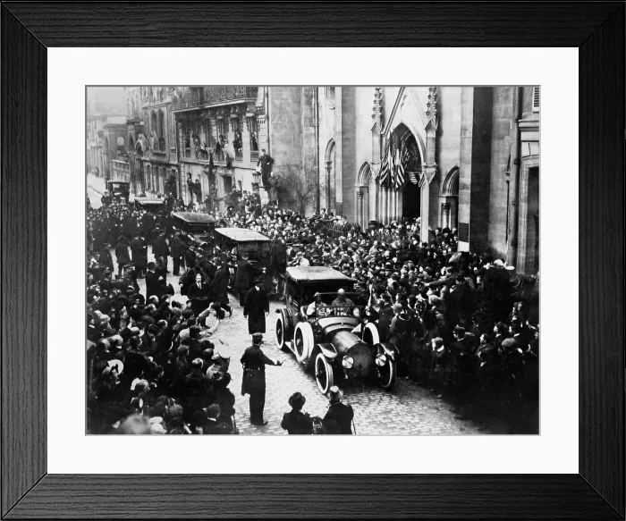 Framed Print : President Wilson's Escort, Paris Framed Print : President Wilson's Escort, Paris