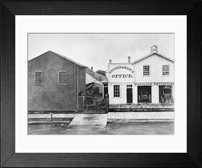 Framed Print : Studebaker's Carriage Repository Framed Print : Studebaker's Carriage Repository