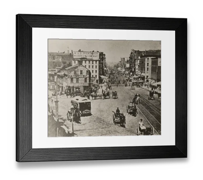 Framed Print : Canal Street, New York Framed Print : Canal Street, New York