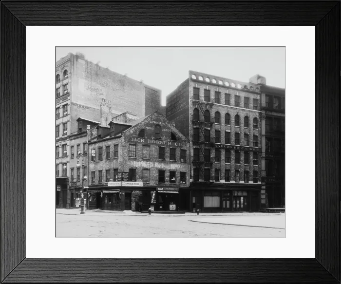 Framed Print : Buildings On Worth Street, New York Framed Print : Buildings On Worth Street, New York