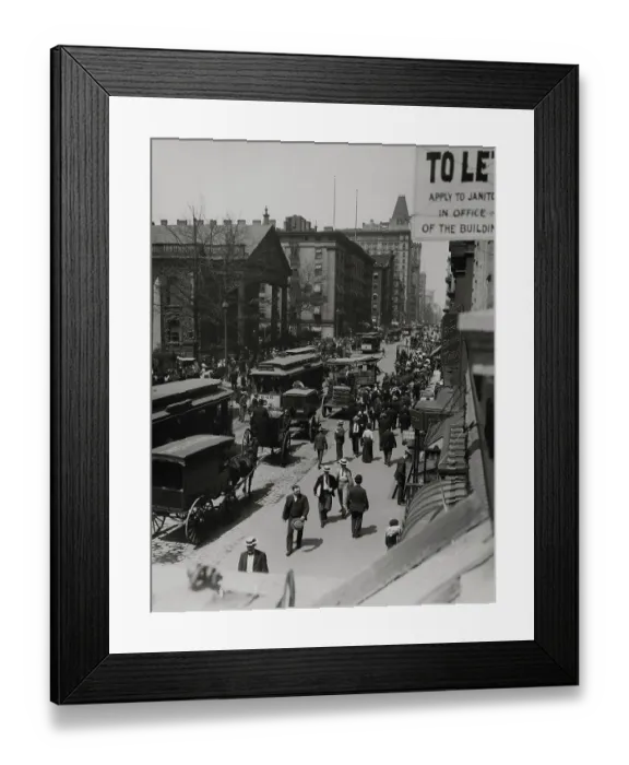 Framed Print : Broadway, New York