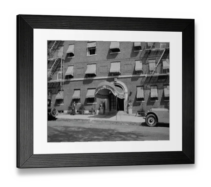 Framed Print : New York City Entrance Canopy Framed Print : New York City Entrance Canopy
