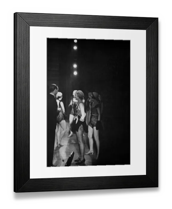Framed Print : Dancers Backstage Framed Print : Dancers Backstage