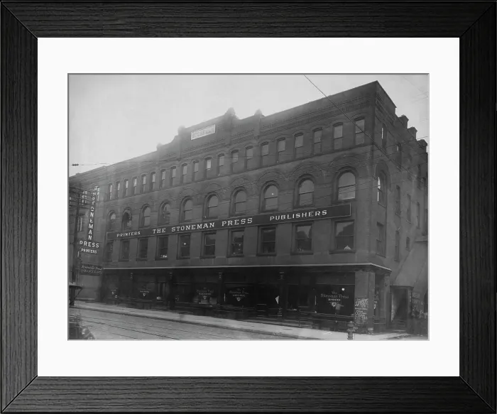 Framed Print : Stoneman Press Building, Columbus, Ohio Framed Print : Stoneman Press Building, Columbus, Ohio