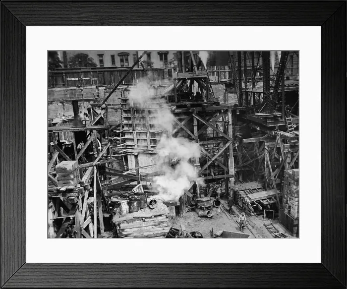 Framed Print : Construction U.S.A Framed Print : Construction U.S.A