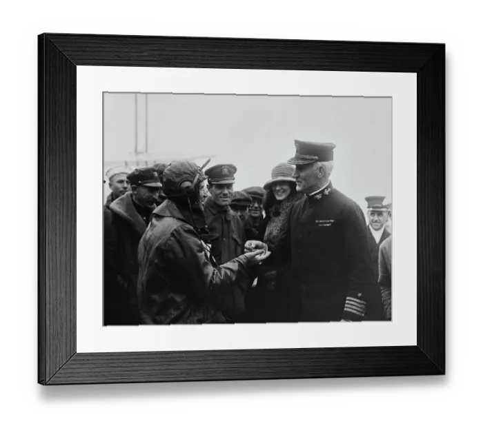 Framed Print : US Navy Aviator, Circa 1919 Framed Print : US Navy Aviator, Circa 1919