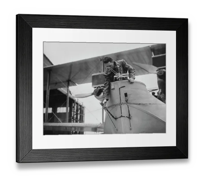 Framed Print : Lieutenant Richard E. Byrd, Circa 1917