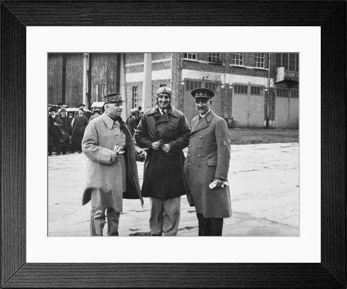 Framed Print : Louis Bleriot At International Air Meeting, Circa 1920 Framed Print : Louis Bleriot At International Air Meeting, Circa 1920