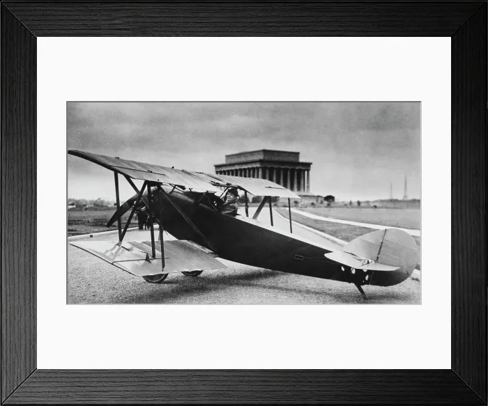 Framed Print : Lawrence Sperry Piloting A Sperry Plane, 1922 Framed Print : Lawrence Sperry Piloting A Sperry Plane, 1922