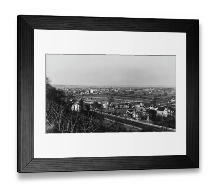 Framed Print : View Over A New York Racetrack Framed Print : View Over A New York Racetrack