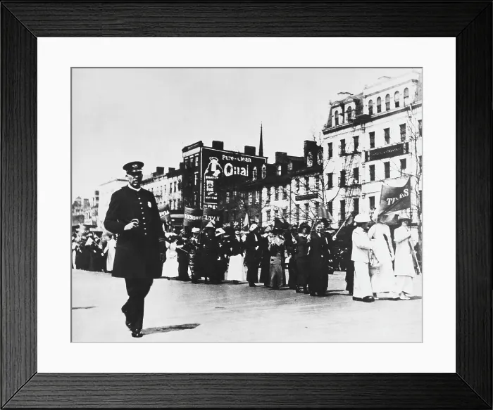 Framed Print : Suffrage Parade Framed Print : Suffrage Parade
