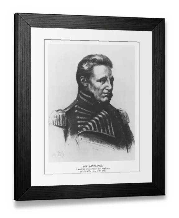Framed Print : Zebulon M. Pike Framed Print : Zebulon M. Pike