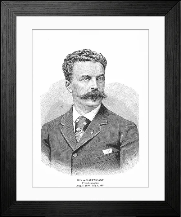 Framed Print : Guy de Maupassant Framed Print : Guy de Maupassant