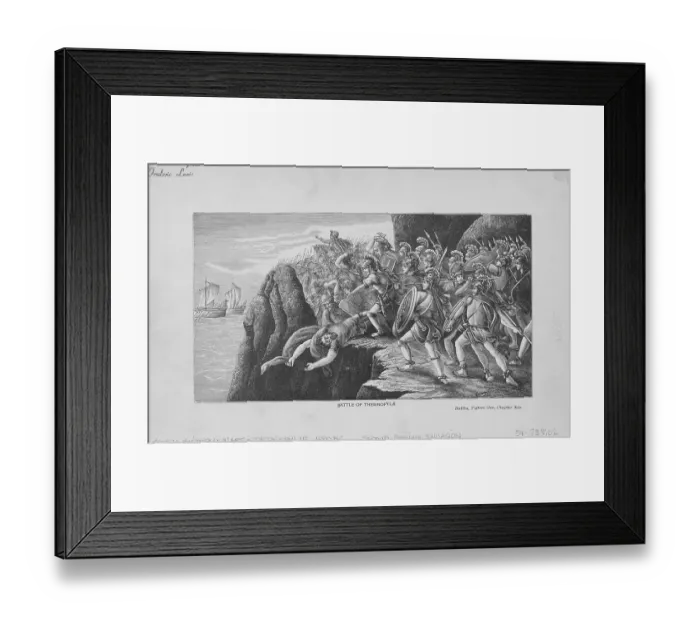 Framed Print : Battle Of Thermopylae Framed Print : Battle Of Thermopylae
