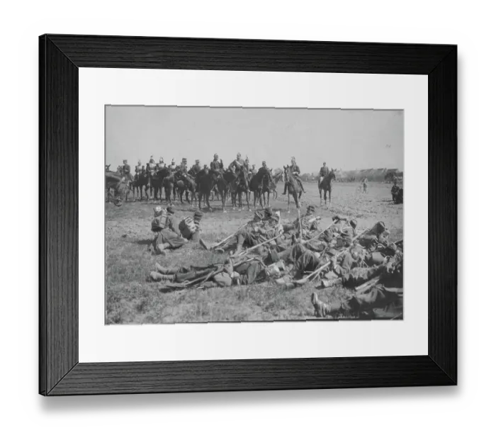 Framed Print : French Military Exercises Framed Print : French Military Exercises