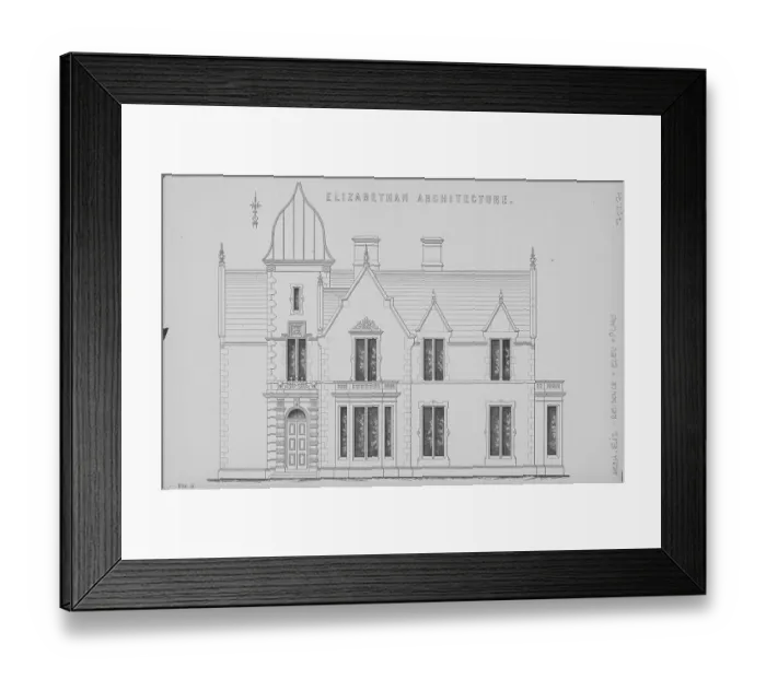 Framed Print : Elizabethan Architecture Framed Print : Elizabethan Architecture