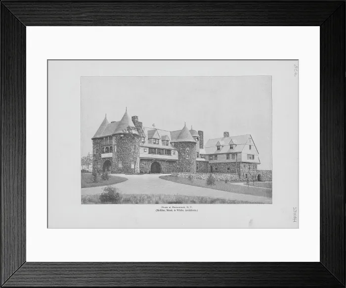 Framed Print : House In Mamaroneck