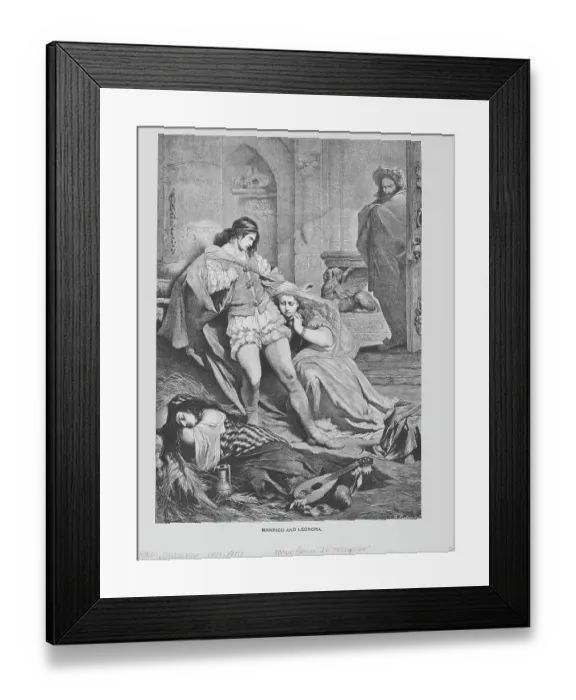Framed Print : Manrico And Leonora