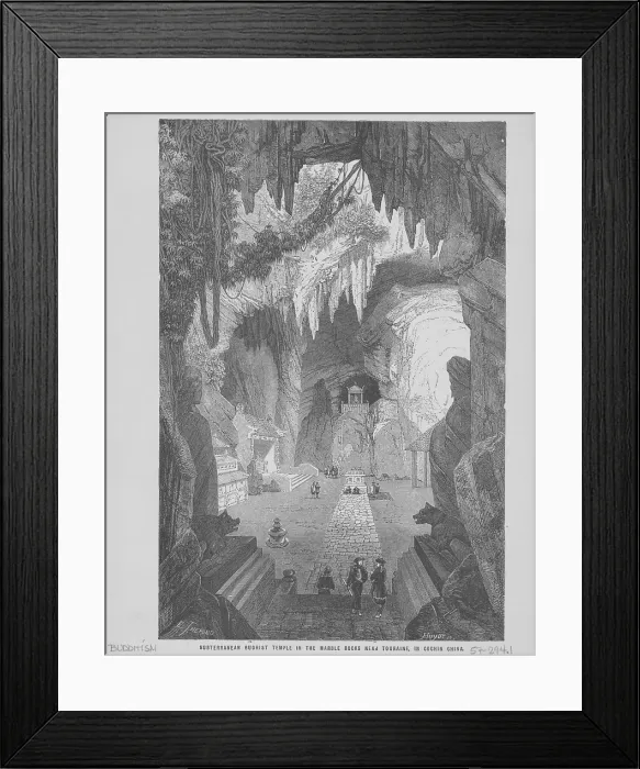 Framed Print : Subterranean Buddhist Temple Framed Print : Subterranean Buddhist Temple