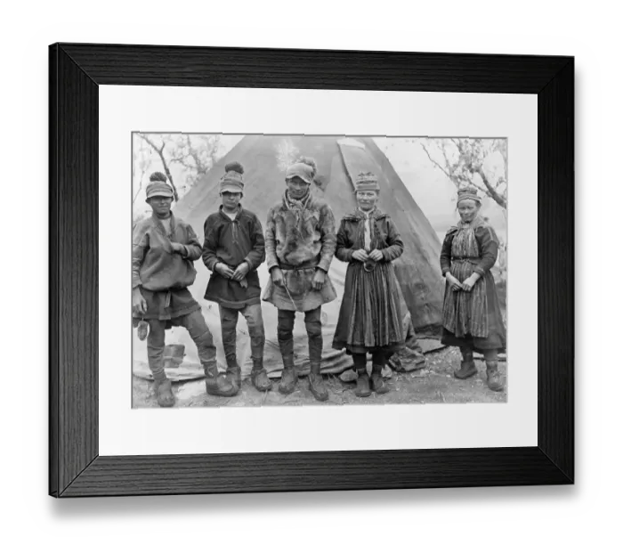 Framed Print : Laplanders Of Norway, Sweden, And Finland