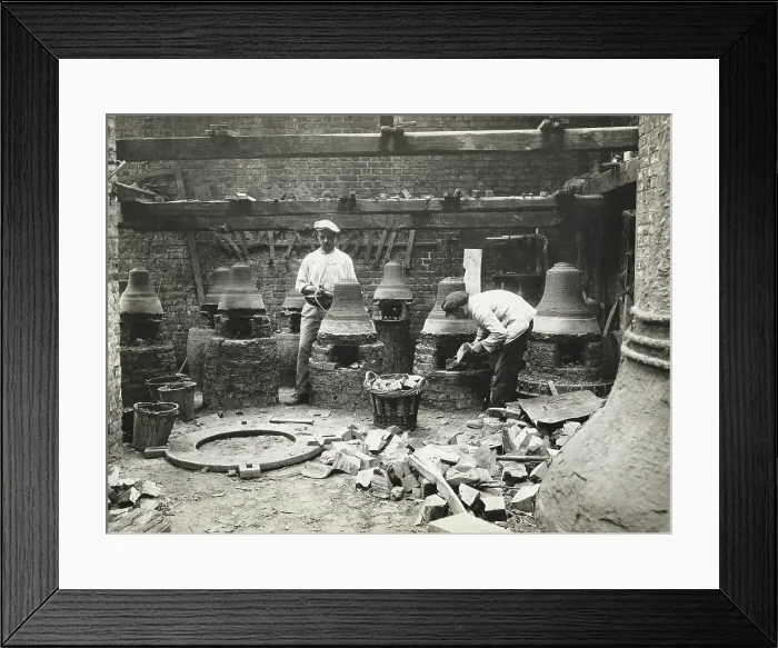 Framed Print : Bell Making Framed Print : Bell Making