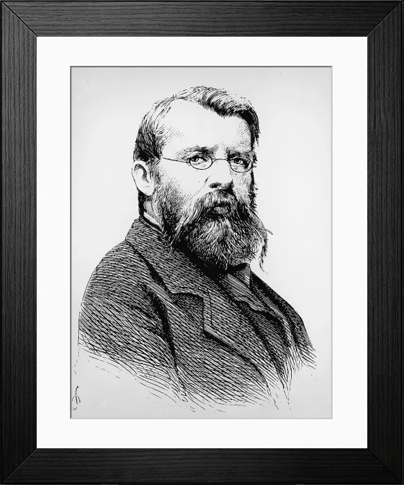 Framed Print : Portrait Of Emanuel Leutze Framed Print : Portrait Of Emanuel Leutze