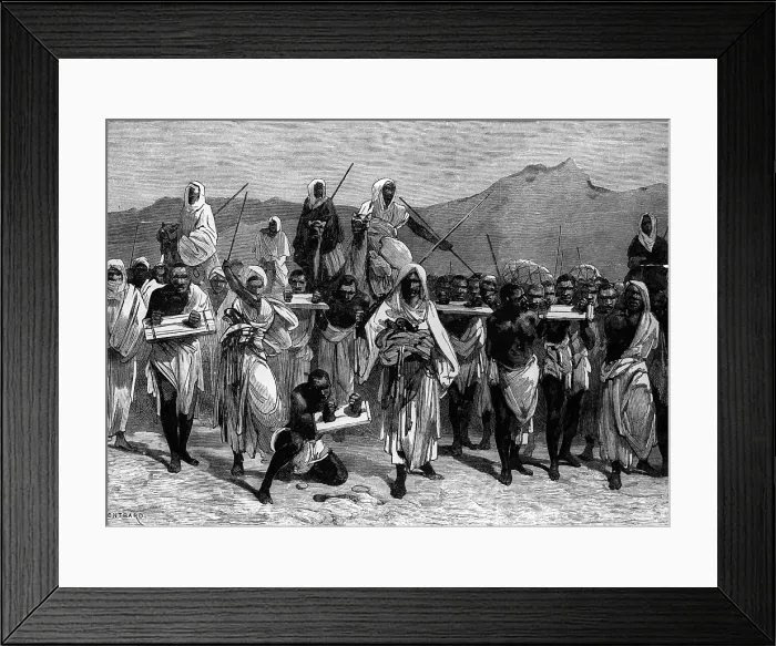 Framed Print : Arab Slave Traders Framed Print : Arab Slave Traders