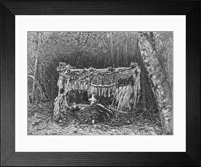 Framed Print : Robert Louis Stevenson Grave
