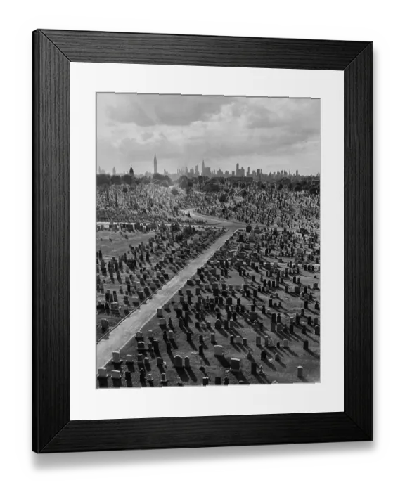 Framed Print : Calvary Cemetery, Queens Framed Print : Calvary Cemetery, Queens