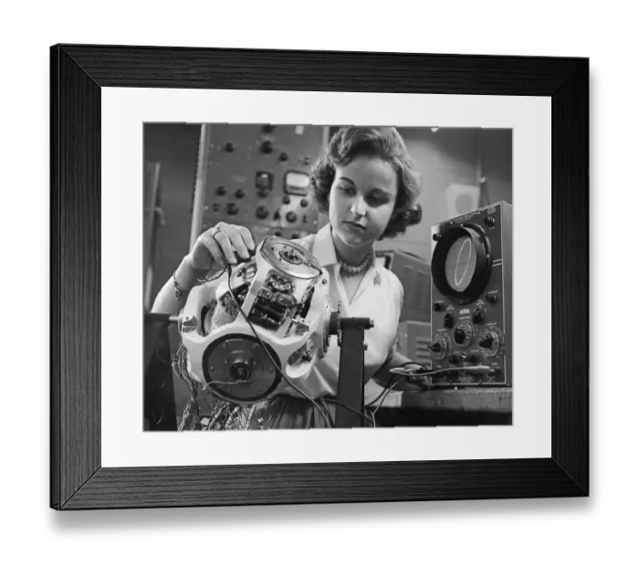 Framed Print : Sperry Gyroscope Testing Facilty Framed Print : Sperry Gyroscope Testing Facilty