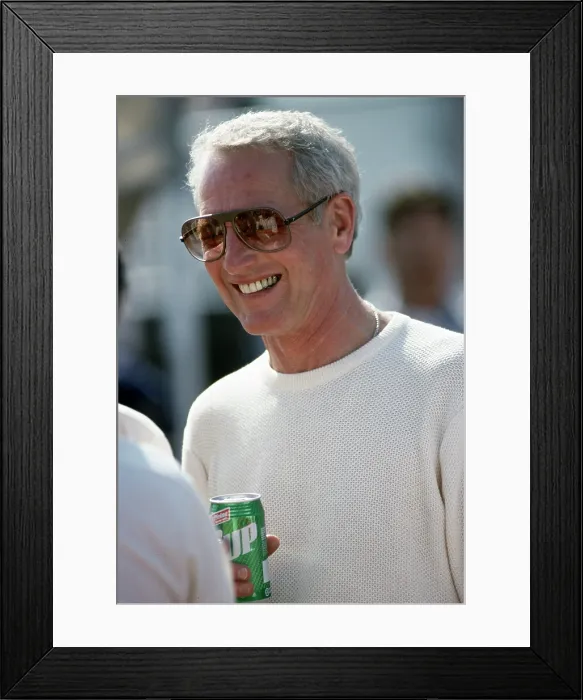 Framed Print : Paul Newman at Toyota Long Beach Grand Prix Race 1985 Framed Print : Paul Newman at Toyota Long Beach Grand Prix Race 1985