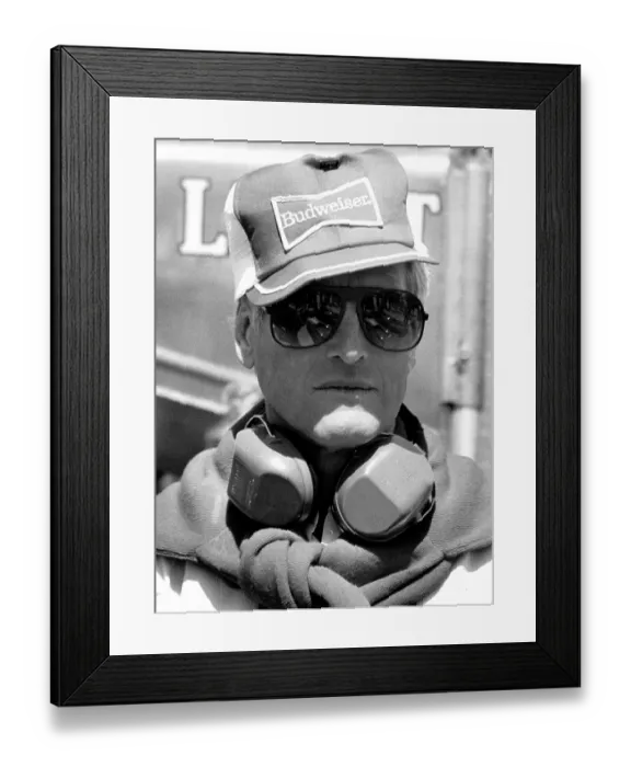 Framed Print : Paul Newman at Long Beach Grand Prix Framed Print : Paul Newman at Long Beach Grand Prix