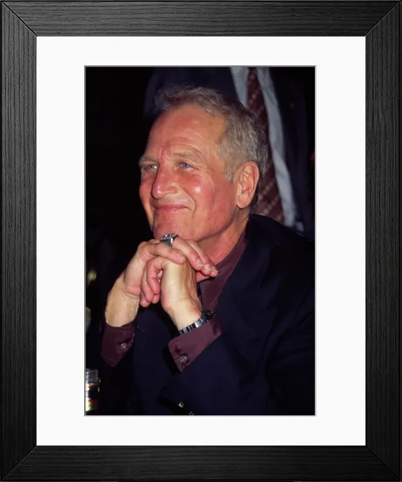 Framed Print : Paul Newman At Gallery Opening Framed Print : Paul Newman At Gallery Opening