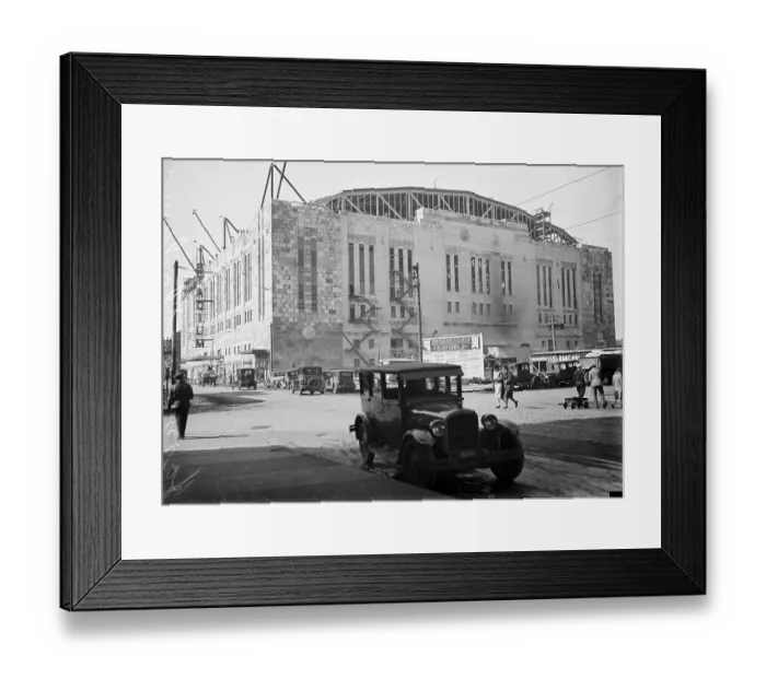 Framed Print : The Almost Completed Chicago Stadium Framed Print : The Almost Completed Chicago Stadium