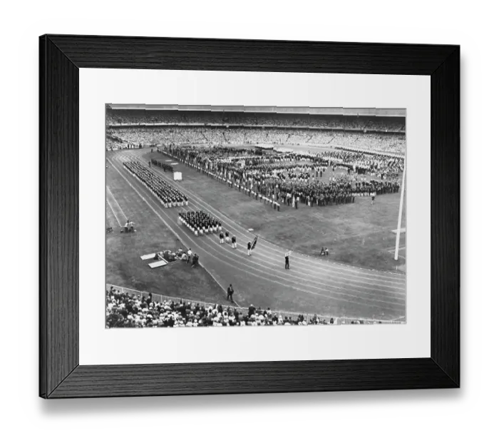 Framed Print : 1956 Summer Olympics - Opening Ceremony Framed Print : 1956 Summer Olympics - Opening Ceremony