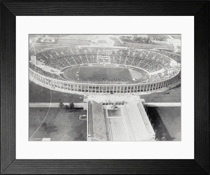 Framed Print : Aerial View of Berlin Olympic Stadium Framed Print : Aerial View of Berlin Olympic Stadium