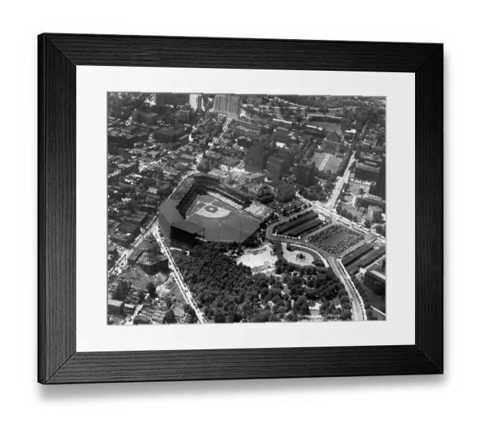 Framed Print : Forbes Field From The Air Framed Print : Forbes Field From The Air