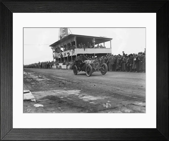 Framed Print : Vanderbilt Automobile Race Track