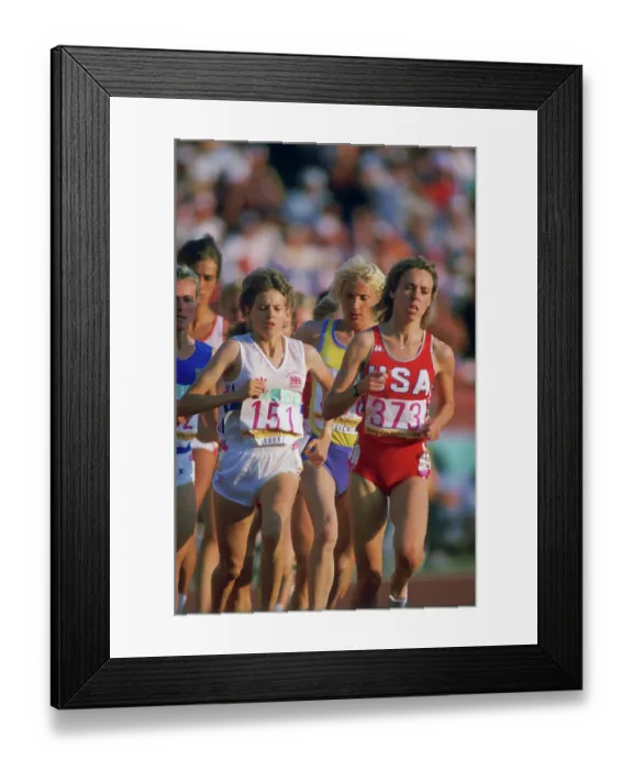 Framed Print : Budd & Decker in 3000m final Framed Print : Budd & Decker in 3000m final