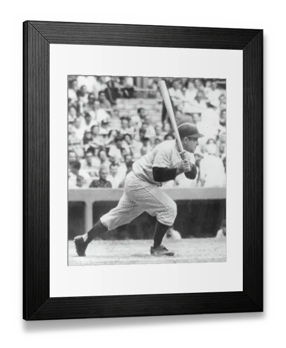 Framed Print : Yogi Berra Batting Sequence Two