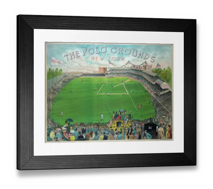 Framed Print : The Polo Grounds, New York Framed Print : The Polo Grounds, New York