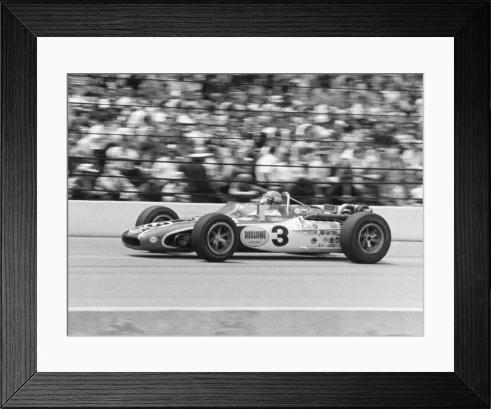 Framed Print : Bobby Unser Races In Indy 500 Framed Print : Bobby Unser Races In Indy 500