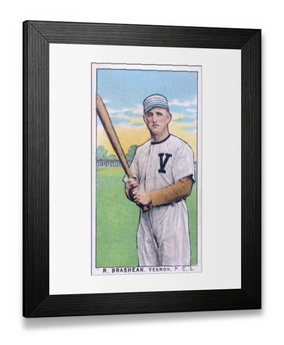 Framed Print : Cigarette Card Of Vernon's Kitty Brashear Framed Print : Cigarette Card Of Vernon's Kitty Brashear