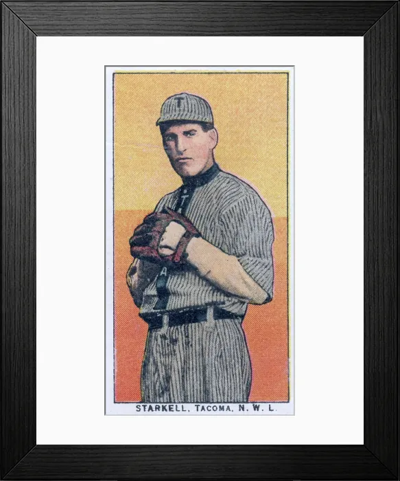 Framed Print : Cigarette Card Of Tacoma's Starkell Framed Print : Cigarette Card Of Tacoma's Starkell