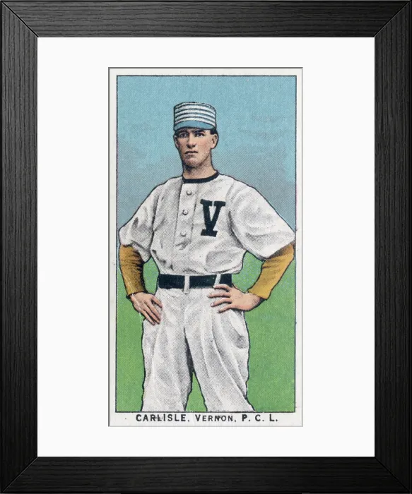 Framed Print : Cigarette Card Of Vernon's Carlisle Framed Print : Cigarette Card Of Vernon's Carlisle