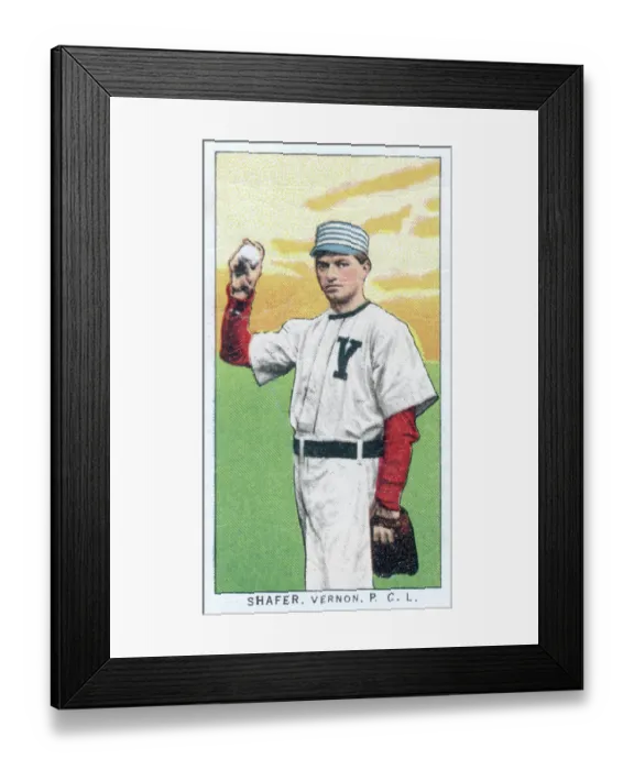 Framed Print : Cigarette Card Of Vernon's Tillie Shafer Framed Print : Cigarette Card Of Vernon's Tillie Shafer