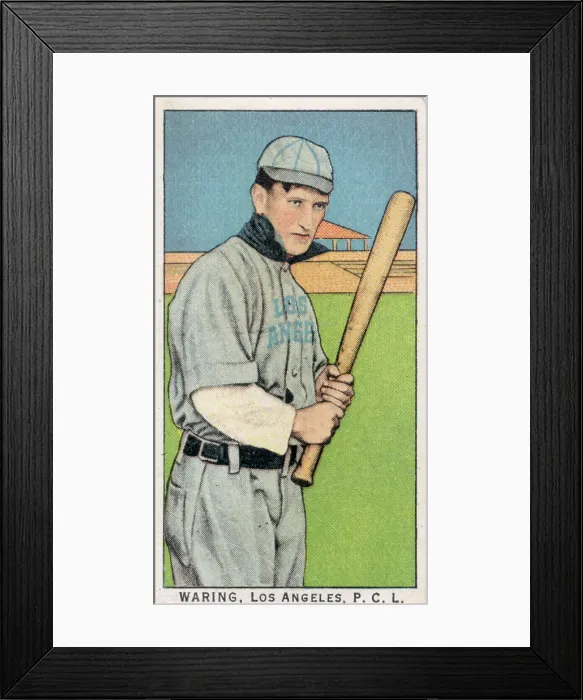 Framed Print : Cigarette Card Of Los Angele's Waring Framed Print : Cigarette Card Of Los Angele's Waring