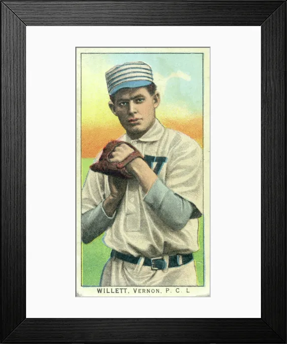 Framed Print : Cigarette Card Of Vernon's Willett Framed Print : Cigarette Card Of Vernon's Willett