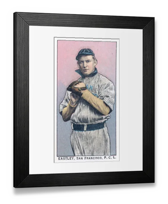 Framed Print : Cigarette Card Of San Francisco's Eastley Framed Print : Cigarette Card Of San Francisco's Eastley