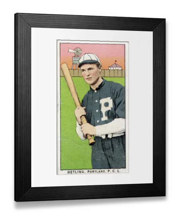 Framed Print : Cigarette Card Of Portland's Heitling Framed Print : Cigarette Card Of Portland's Heitling